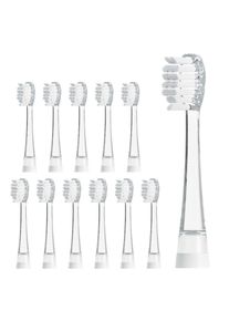 AILORIA - Bubble Brush BUBBLE BRUSH Set di 12 testine di ricambio per spazzole Spazzolini elettrici 1 pieces Bianco unisex