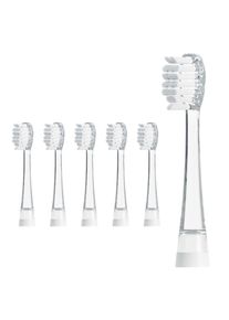 AILORIA - Bubble Brush BUBBLE BRUSH Set di 6 testine di ricambio per spazzole Spazzolini elettrici 1 pieces Bianco unisex