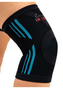 Dames Elastische kniebandage in zwart ,maat L/XL, WITT, 63% Nylon, 24% Elastan, 13% Polyester
