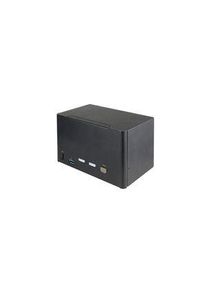 StarTech.com 2 portos 4 monitoros KVM-kapcsoló USB-A 3.0 hubbal, DisplayPort - SV231QDPU34K