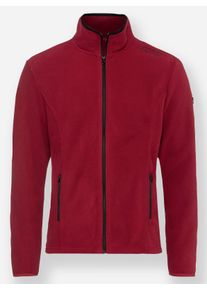 Catamaran Heren Fleecevest in kers ,maat 44/46, Witt, 100% Polyester