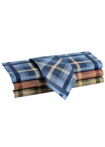 Heren Herenzakdoeken in op kleur gesorteerd ,maat per 4 stuks, WITT, 100% Katoen