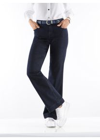 Dames Jeans met wijde pijpen in dark-blue ,maat 36, WITT, 82% Katoen, 16% Polyester, 2% Elastan
