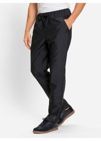 Heren Vrijetijdsbroek in zwart ,maat 48, Witt, 100% Polyester