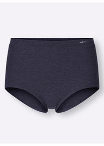 wäschepur Dames Tailleslip in 2x marine gemêleerd + 2x donkerrood gemêleerd ,maat 38, Witt, 57% Katoen, 38% Polyester, 5% Elastan. Effen: 95% Katoen, 5% Elastan. Gemêleerd: 84% Katoen, 11% Polyester, 5% Elastan