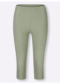 wäschepur Dames 3/4-onderbroek in lindegroen ,maat 36/38, Witt, 64% Polyester, 32% Viscose, 4% Elastan