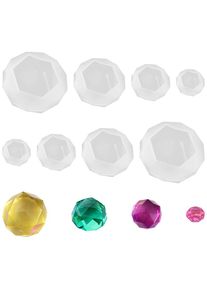 1PCS Diamond Shaped Silicone Molds Gem Necklace Pendants Epoxy Resin Mould For DIY Handmade Jewelry Making Finding Tools