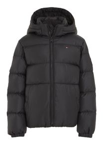 Tommy Hilfiger Kinder Zwart Gewatteerde jas voor jongens