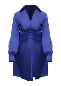 Chi Chi London Robe-chemise Femme bleu taille 34