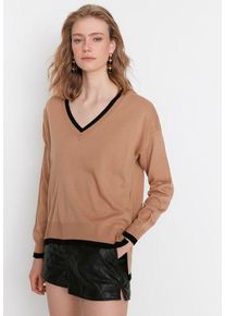 Pulover dama camel Sama