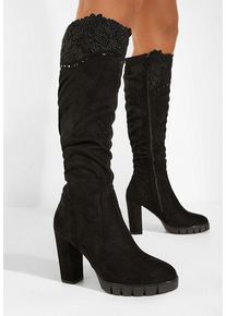 Cizme lungi dama negre Vienne