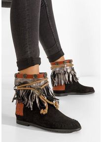 Cizme scurte dama negre Peramora