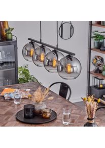 hofstein Koyoto Hanglamp Glas 20 cm Rookkleurig, 4-lichts