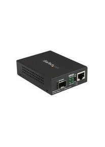 StarTech.com Media-omvormer, Ethernet - Multimode glasvezel / Single-mode glasvezel, Glasvezelpoorten 1SFP - MCM1110SFP
