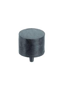 mec Kap, zwart, totale hoogte 15 mm Rond Zwart Plastic 999 - 3E-15.0