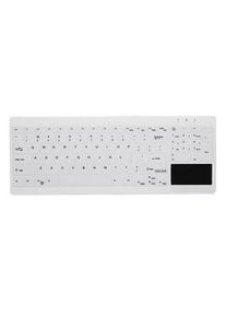 Cherry Medisch toetsenbord, AK-C7412, Brits Engels, QWERTY, USB, Kabel - AK-C7412F-GUS-W/UK
