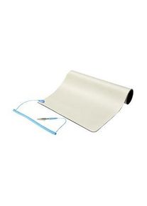 StarTech.com Antistatische desktopmat met aardingskabel van 2 m, klein, DIS_ESDMatMaterial_LOV, 300 x 460mm, Beige - SM-ANTI-STATIC-MAT