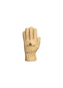DELTA PLUS Beschermende handschoenen, Leer, Handschoenengrootte 9, Beige - FIB4909