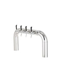 ich-zapfe Schanksäule, Bierzapfsäule 4-leitig, Modell Lindr Cold bridge U4, Elegante & Hochwertige für Bars & Restaurants