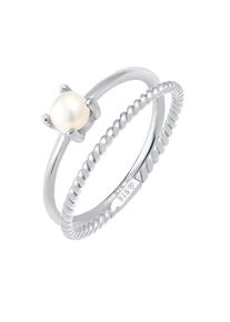 Elli Premium Bague 'Twisted' Femme argent taille 52