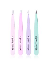 brushworks Tweezer Set Pastel set di pinzette