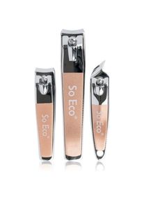 So Eco Nail & Cuticle Clipper Set set di pinzette per unghie e cuticole