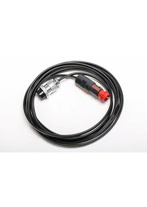 Mobile heater cable with cigarette lighter plug for cars