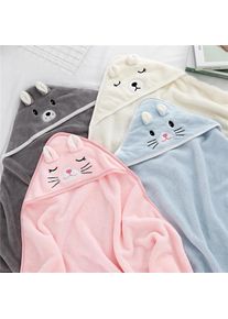 Toddler Baby Hooded Towels Newborn Kids Bathrobe Super Soft Bath Towel Blanket Warm Sleeping Swaddle Wrap for Infant Boys Girls