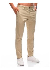 Férfi chino nadrág P1359 sötét bézs