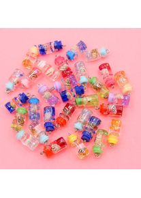10pcs Charms Conch Shell Ocean Drift Bottle Pendants Crafts Making Findings Handmade Jewelry DIY for Earrings Necklace Pendants