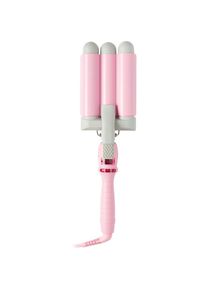 Mermade Pro Waver 32 mm triple barrel curling iron for hair Pink 1 pc