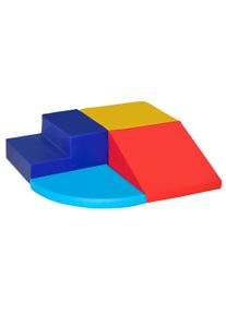 HOMCOM Colourful Foam Climb & Crawl Set: 4-Piece Educational Activity Toys for Tots & Preschoolers | Aosom Ireland