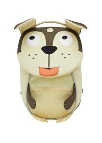 Affenzahn Rugzak 'Hund' lichtbeige / bruin / oranje / zwart One Size