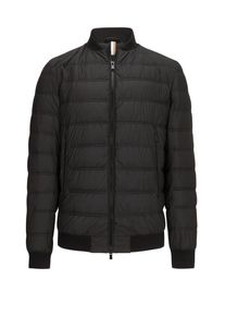 Plus size : BOSS, Bomber jacket with quilted pattern in a Black