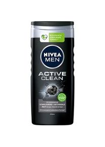 Nivea Männerpflege Körperpflege Nivea Men Active Clean Pflegedusche 250 ml