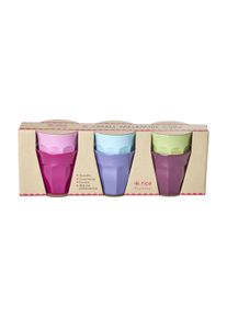 Rice - 6 Pcs Small Melamine Kids Cups Multicolor