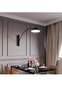Prandina Flyer W3 LED wandlamp zwart, 2.700 K