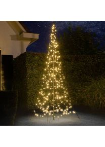 Fairybell Weihnachtsbaum mit Mast, 320 LEDs 300cm