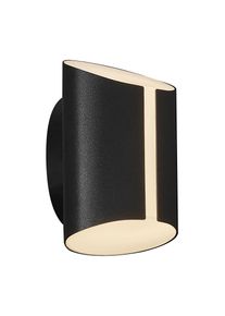 Nordlux LED-Außenwandlampe Grip, CCT Smart Home, schwarz