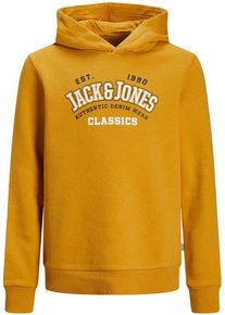 Jack & Jones Jack & Jones Trui met capuchon voor kinderen - Hoodie met logo - voor jongens - geel