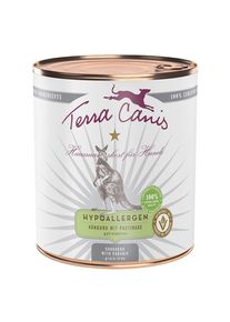 6 x 800 g Terra Canis Canguro Hipoalergénico comida húmeda para perros