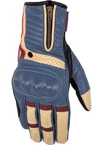 Rusty Stitches Simon, handschoenen , kleur: blauw/beige , maat: L