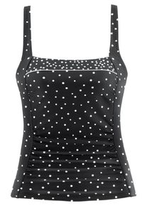 Lascana Haut de tankini Femme noir taille 42