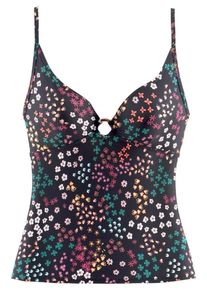 s.Oliver Tankini góra 'Milly' dla kobiet żółty / zielony / różowy / czarny Rozmiar XS