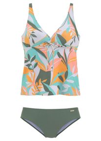 Sunseeker Tankini dla kobiet jasnoszary / khaki / miętowy / łososiowy Rozmiar M