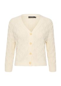 Soaked in Luxury Dames Gebreid vest wit L
