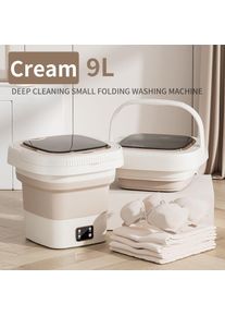 Machine a laver pliable portable avec ecran LcD Spin seche-linge automatique Mini sous-vetements centrifugeuse 9L Lavadoras Poratiles