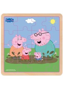 Barbo Toys Peppa Pig - Wooden Puzzle - Mud