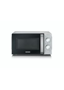 Severin MW 7780 - Microondas con grill de 700 W Grill 900 W. 17 L. Plateado / Negro