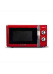 Microondas Vintage 20 Litros 700W Color Rojo Schneider SMW20VMR